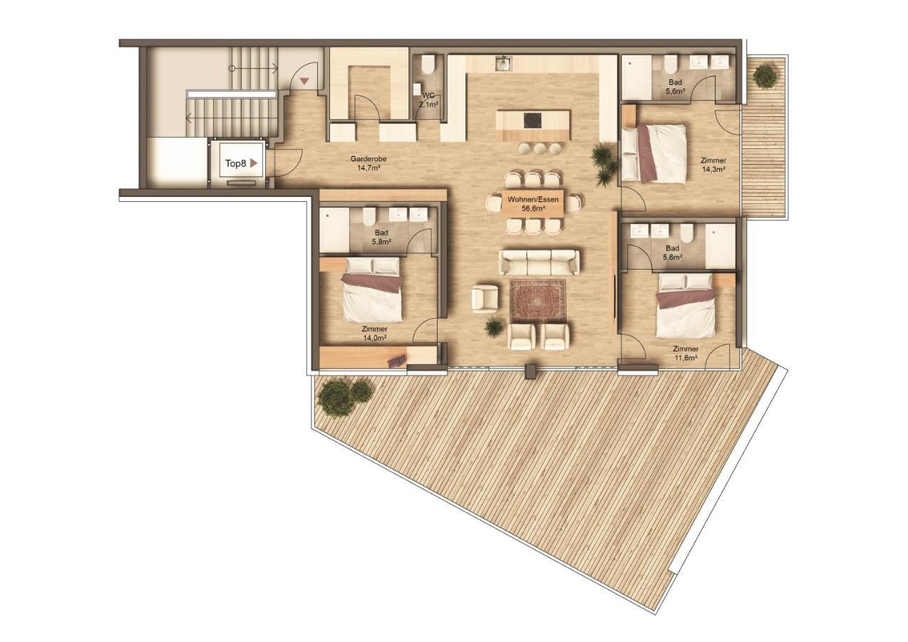 Panorama Residence Moesern Seefeld in Tirol Ngoại thất bức ảnh